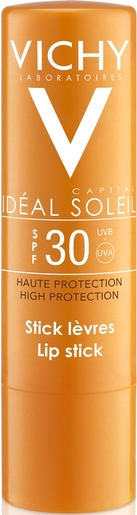 Vichy Ideal Soleil Stick Lèvres Mexoryl XL IP30 | Protection solaire des lèvres