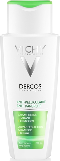Vichy Dercos Shampoo Antiroos voor droog haar 200ml | Antiroos