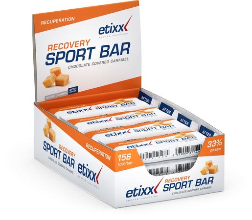 Etixx Recovery Sport Bar Caramel 12 x 40g | Récupération