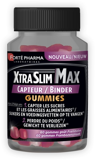 XtraSlim Max Capteur 60 Gummies | coupe-faims et modérateurs d'appétit