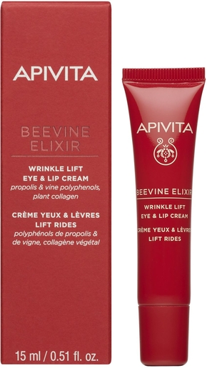 Apivita Beevine Elixir Crème Yeux et Lèvres Lift Rides 15ml | Antirides - Anti-âge