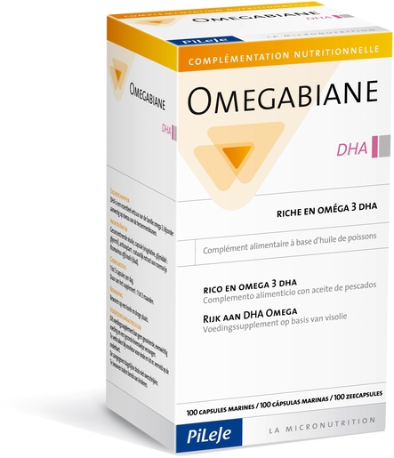 Omegabiane DHA 80 Capsules | Mémoire - Concentration