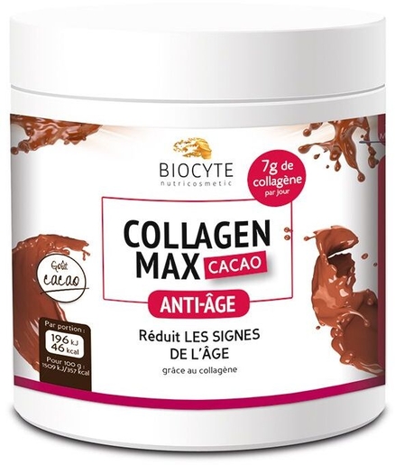 Biocyte Collagen Max Poeder Cacao 260g | Antiveroudering