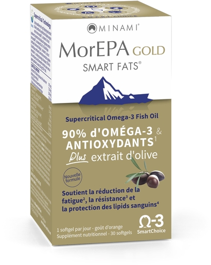 MorEPA Gold Smart Fats 30 Softgels | Huiles de poisson
