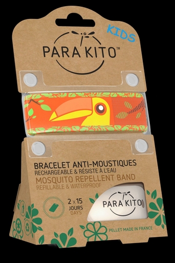 Para&#039;Kito Armband Kids Toucan | Antimuggen - Insecten - Insectenwerend middel 