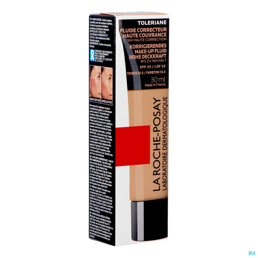 La Roche Posay Toleriane sterk dekkende vloeibare concealer N10,5 30 ml | Teint - Make-up