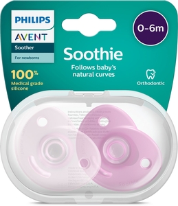 Avent Sucette Soothie Girl  2 Pièces