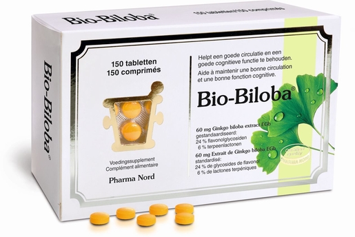 Bio-Biloba 60 mg 150 Tabletten | Geheugen - Concentratie