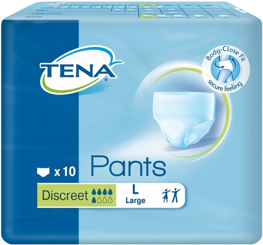 Tena Pants Discreet Large 10 Beschermingen | Verbanden - Slips - Broekjes