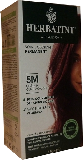 Herbatint Chatain Clair Acajou 5M | Coloration