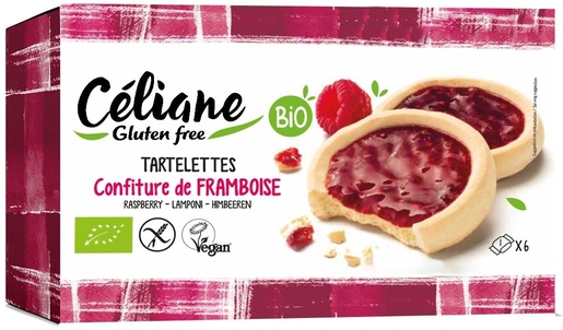 Celiane Frambozentaartje Bio 130g | Glutenvrij