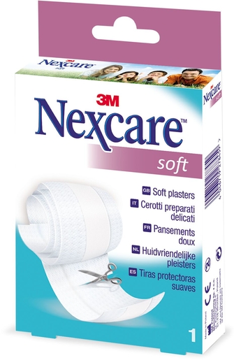 NexCare 3M Soft Plasters Band 8cmx1m | Verbanden - Pleisters - Banden