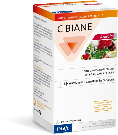 C Biane Acerola 60 Comprimés | Vitamine C