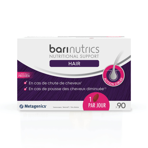 Barinutrics Hair 90 Gélules | Chute des cheveux