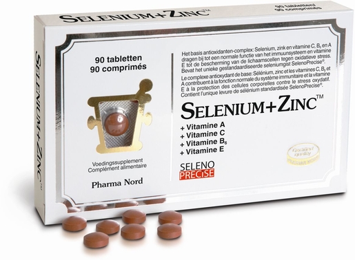 Selenium + Zinc 90 Comprimés | Zinc