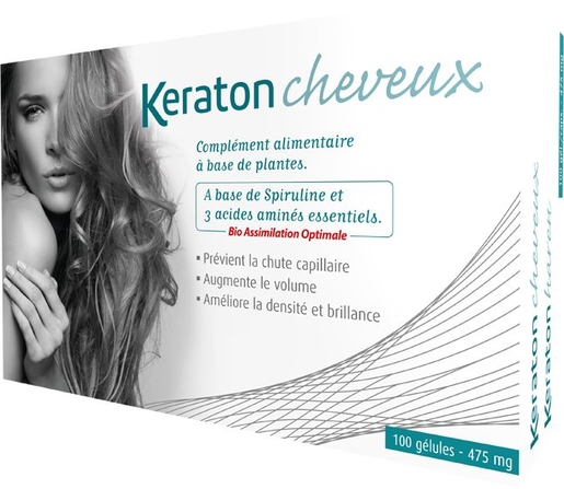 Keraton 100 Capsules | Vitamines - Chute de cheveux - Ongles cassants
