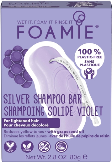 Foamie Vaste Shampoo Paars 80 g | Shampoo