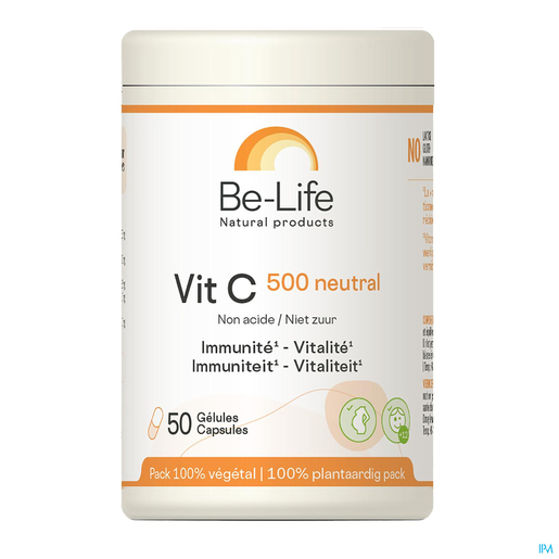 Be-Life Vit C 500 Neutral 50 Gélules | Vitamine C