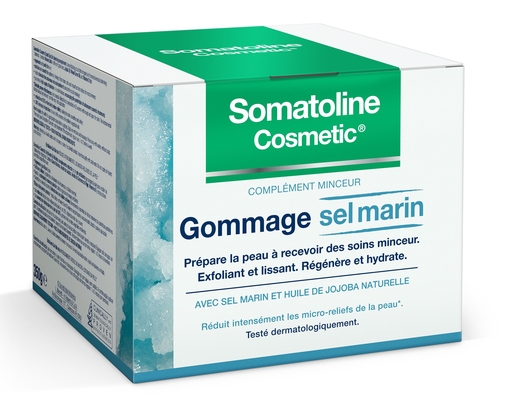 Somatoline Cosmetic Gommage Exfoliant Sel Marin 350g | Minceur - Fermeté - Ventre plat