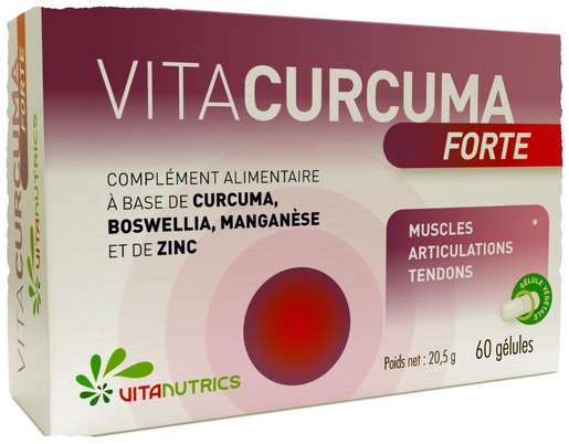 Vitacurcuma Forte 60 Capsules | Gewrichten - Artrose