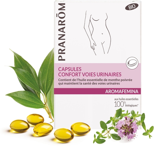 Pranarôm Aromafemina Urinair Comfort 30 Capsules | Urinair comfort