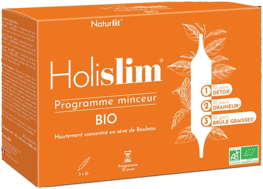 NaturFit HoliSlim 30x10ml | Dépuratif - Détoxifiant