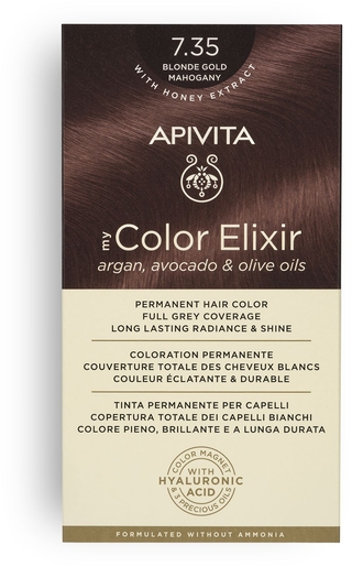 Apivita My Color 7.35 Blonde Gold Mahogany 2 | Kleuringen