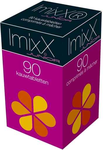 ImixX Junior Framboos 90 Kauwtabletten | Natuurlijk afweersysteem - Immuniteit