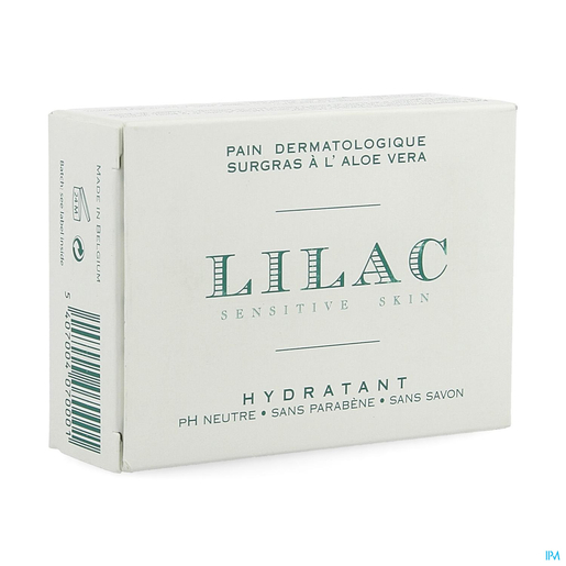 Lilac Pain Dermatologique Surgras Aloe Vera 100g | Sécheresse cutanée sévère