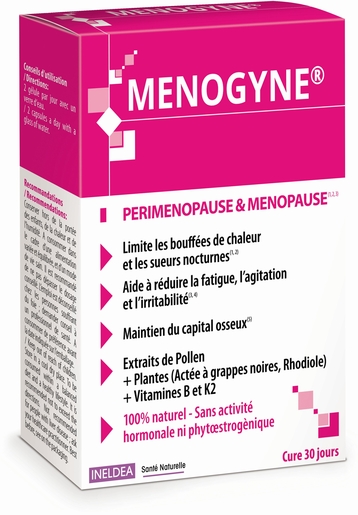 Ineldea Menogyne 60 Capsules | Fatigue - Convalescence