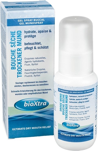BioXtra Droge Mond Gel Mondspray 50ml | Droogte