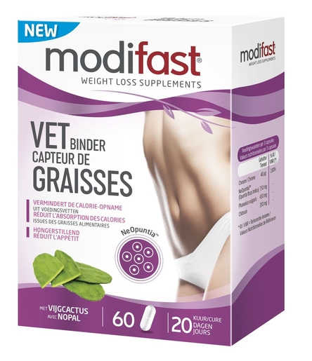 Modifast Vetbinder 60 Capsules | Gewichtscontrole