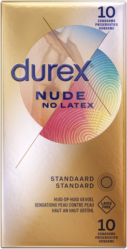 Durex Nude Sans Latex 10 Préservatifs | Préservatifs