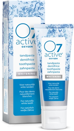O7 Active Tandpasta Whitening75ml O760 | Bleekmiddelen - Vlekkenverwijderaars