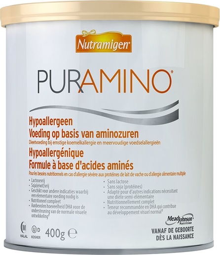 Nutramigen Puramino Poeder 400g | Specifieke melk