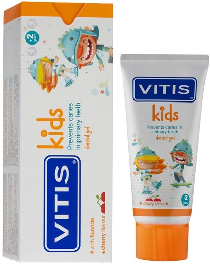 Vitis Kids Gel Dentifrice50ml | Hygiène bucco-dentaire