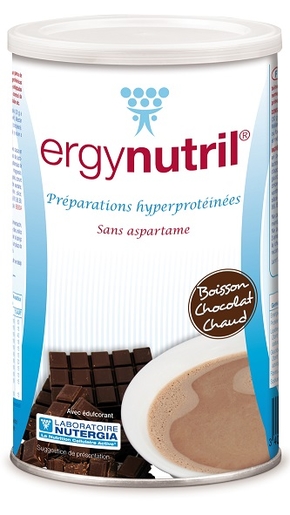 Ergynutril Chocolat Poudre Pot 300g | Régimes protéinés