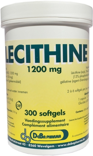 Lecithine 300 Capsules x1200mg Deba | Cholesterol