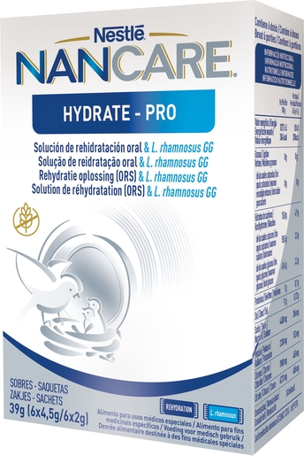 NANCARE Hydrate-Pro 6x4,5 g 6x2 g | Rehydratatie-oplossingen