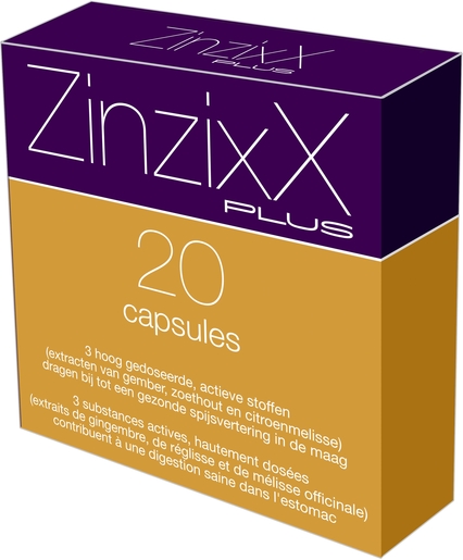 ZinzixX Plus 20 Capsules | Vertering - Transit