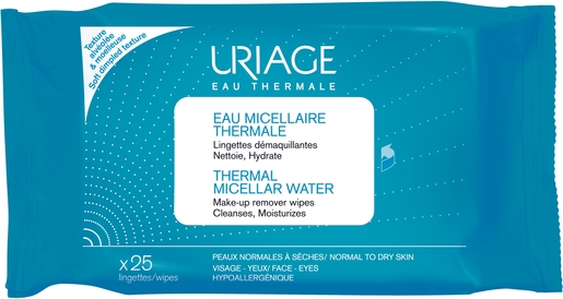 Uriage Micellair Water Reinigingsdoekjes 25 | Make-upremovers - Reiniging