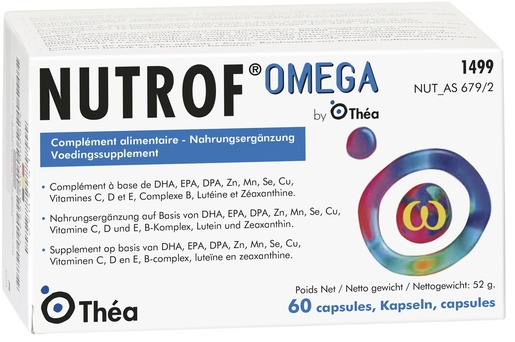 Nutrof Omega Voedingssupplement 60 Capsules | Ogen - Zicht