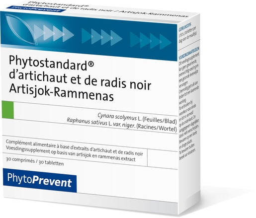 Phytostandard Artisjok-Zwarte Radijs 2x15 Tabletten | Lever