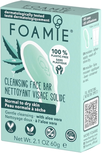 Foamie Face Bar Aloe You Vera Much | Démaquillants - Nettoyage