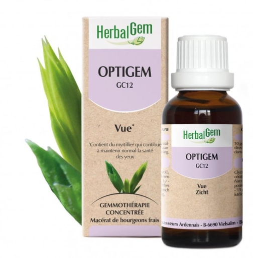 Herbalgem Optigem Bio Druppels 30 ml | Zicht