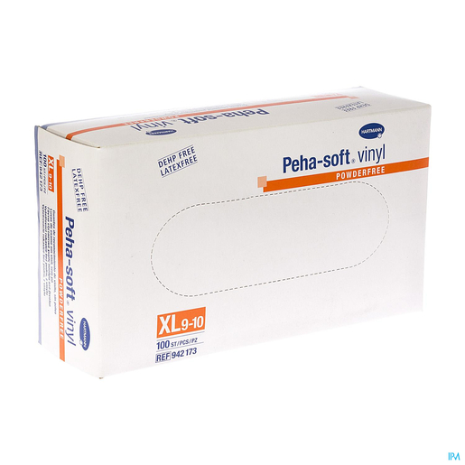 Peha Soft Gants Vinyl Sans Poudre XL 100 Pièces | Hygiène