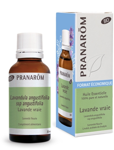 Pranarôm Essentiële olie echte lavendel Bio 30 ml | Essentiële oliën