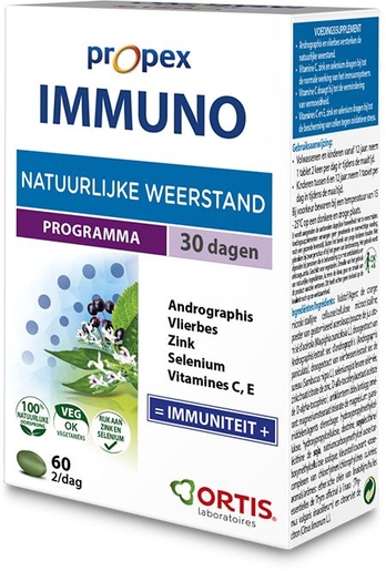Ortis Propex Immuno 60 Tabletten | Natuurlijk afweersysteem - Immuniteit