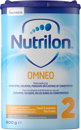 Nutrilon Omneo 2 Opvolgmelkpoeder 800g | Melk 2de leeftijd
