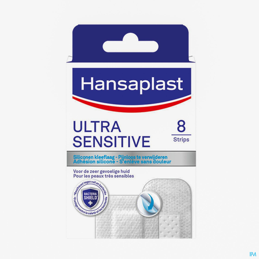 Hansaplast Ultra Sensitive 8 Pleisters | Verbanden - Pleisters - Banden